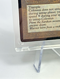 VINTAGE ANTIQUITIES - Colossus of Sardia MTG Magic the Gathering Card in Holder - Image 3