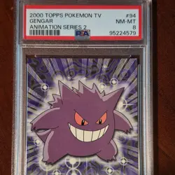 Gengar #94 Topps Pokemon 2000 TV Animation Series 2 PSA 8 MINT - Image 3