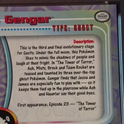 Gengar #94 Topps Pokemon 2000 TV Animation Series 2 PSA 8 MINT - Image 5