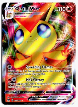 Victini VMAX 022/163 Holo VMAX Rare Battle Styles Pokemon NM - Image 1