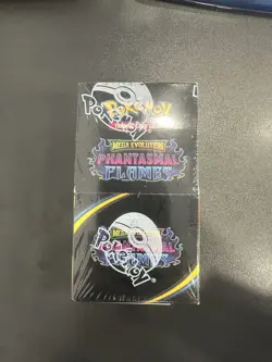 Pokemon TCG Mega Evolution Phantasmal Flames Sealed Half Booster Box (18 Packs) - Image 1