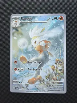 Raboot 147/142 Illustration Rare Stellar Crown Pokemon Holo NM - Image 1