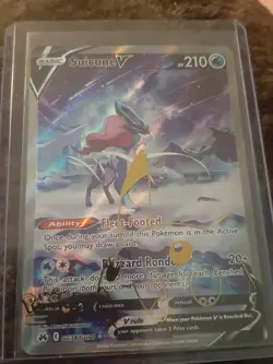 Pokemon Suicune v GG38/GG70 Crown Zenith Galarian Gallery Ultra Rare Pokemon TCG - Image 1