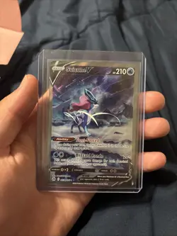 Pokemon TCG Suicune v Crown Zenith: Galarian Gallery Ultra Rare Card GG38/GG70 - Image 1