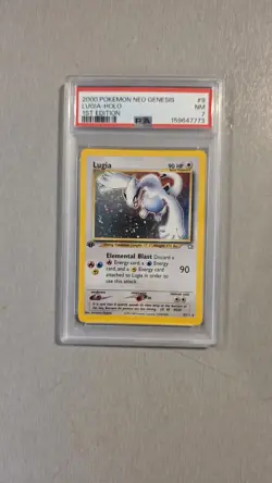 2000 POKEMON NEO GENESIS 1ST EDITION #9/111 LUGIA HOLO PSA 7 - Image 1