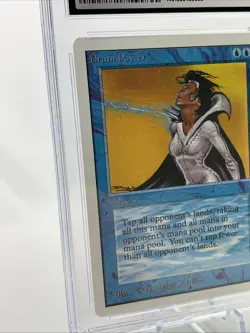 DRAIN POWER - Unlimited - Graded CGC 9.5 MTG Magic the Gathering Card 1993 - Image 3