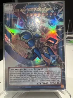 CORI-EN028 Black Luster Soldier - Soldier of Light and Darkness Extended Art - Image 1