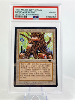 ANTIQUITIES - PSA 8 Mishra's Factory (Spring) - MTG Magic the Gathering Card - Image 1