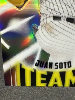 JUAN SOTO 2022 Topps Stadium Club Chrome #BT-4 Beam Team Wave Refractor (SS) - Image 3