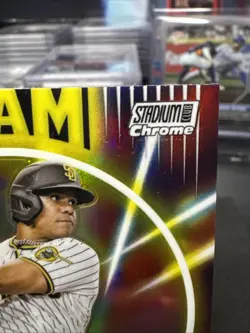JUAN SOTO 2022 Topps Stadium Club Chrome #BT-4 Beam Team Wave Refractor (SS) - Image 5