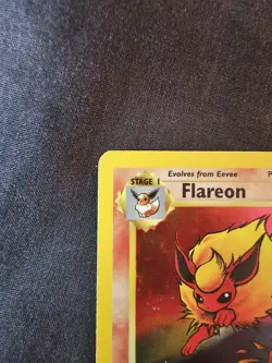 Pokemon Card - Flareon 3/64 Unlimited Holo Rare - Jungle WOTC - Image 2