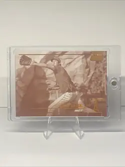 2022 Topps Stadium Club - Shohei Ohtani Sepia Orange Foil Parallel - LA Angels - Image 1