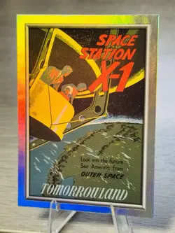 SPACE-STATION X-1 2025 Topps Disneyland 70th Anniversary Tomorrowland P-4 DISNEY - Image 3