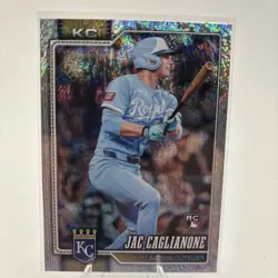 Jac Caglianone 2026 Topps Series 1 RC Rookie Holo Foil #138 Kansas City Royals - Image 1