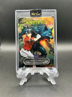 2025 Wild Card Haunted Hits Multi Sport CORBIN CARROLL 1/1 🔥 Monster Hit - Image 1