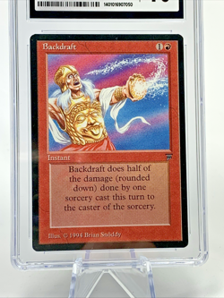 CGC 10 - 1994 BACKDRAFT - Legends Graded MTG Magic the Gathering Card - Image 3