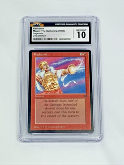 CGC 10 - 1994 BACKDRAFT - Legends Graded MTG Magic the Gathering Card - Image 5