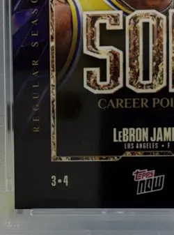 2024 Topps Now LeBron James 50K Points #12 PSA 10 GOAT LOW POP - Image 5