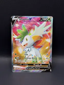 Shaymin V 152/172 FULL ART ULTRA RARE HOLO Brilliant Stars Pokemon English Foil - Image 1