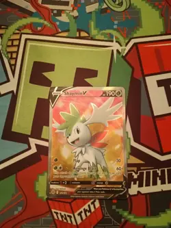 Shaymin V Pokemon Brilliant Stars Full Art MINT - Ultra Rare 152/172 - Image 1