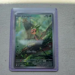 Chespin 087/086 Holo Illustration Rare Chaos Rising Pokemon Near Mint - Image 1