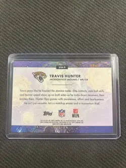2025 Topps Cosmic Chrome - GOLD Stars In The Night /50 Travis Hunter Jersey #! - Image 2