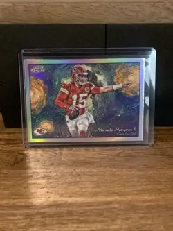 2025 Topps Chrome Cosmic Patrick Mahomes II Stars In The Night SP Chiefs STN-14 - Image 1