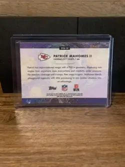2025 Topps Chrome Cosmic Patrick Mahomes II Stars In The Night SP Chiefs STN-14 - Image 2