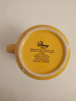The Disney Store Coffee Mug Winnie The Pooh Tigger Ceramic Tea Cup 10 oz Yellow - Image 4