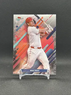 2025 Topps Finest Mike Trout #217 Rare - Los Angeles Angels - Image 1