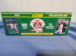 NEW 1991 Score MLB Baseball Complete Collector Set Factory Sealed NEW 900 Card - Image 5