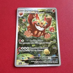 POKEMON - DARMANITAN - 098/086 - ILLUSTRATION RARE - S&V BLACK BOLT - BRAND NEW - Image 2