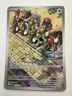 Cyclizar Illustration Rare SV04: Paradox Rift 215/182 - Image 1