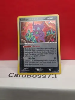 Sableye 10/100 Holo Rare EX Crystal Guardians Pokemon - Image 5