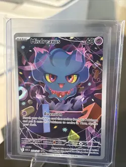 Misdreavus 233/217 Ascended Heroes Illustration Rare Full Art Holo Pokemon NM - Image 1