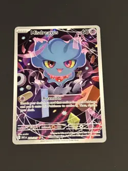 Misdreavus 233/217 Illustration Rare Ascended Heroes Pokemon Holo Card NM - Image 1