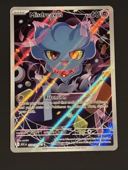 Misdreavus 233/217 Illustration Rare Ascended Heroes Pokemon Holo Card NM - Image 2