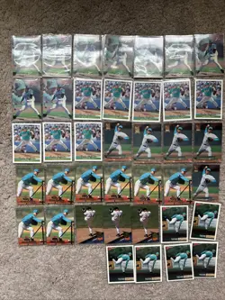 Trevor Hoffman 38 Card Rookie Lot Bowman Stadium Club Fleer 1992 - Image 1