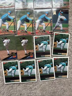 Trevor Hoffman 38 Card Rookie Lot Bowman Stadium Club Fleer 1992 - Image 4