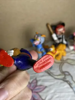 Lot 7 Vintage 1980s Disney Figurines PVC Figment Mickey Goofy Minnie Pluto PVC - Image 4