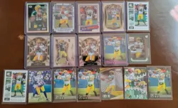 2020 Select Jordan Love Packers Rookie RC 17 Card Lot Select, Optic, Chronicles - Image 1