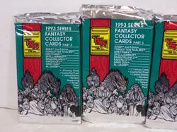 1993 TSR AD&D Fantasy Collector Cards Part 3 Sealed Packs Lot of 4 - Image 2