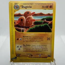 Dugtrio 52/144 Skyridge Pokemon Card Non Holo Common NM - Image 1