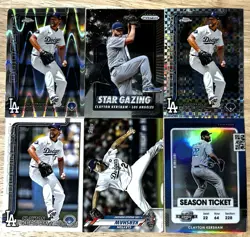 Clayton Kershaw - Los Angels Dodgers 6 Card Lot (NM/M) - Image 1