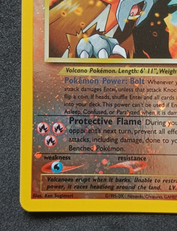 Pokemon TCG Entei 34 WOTC Black Star Promo Reverse Holo Card Vintage - NM SWIRL - Image 4