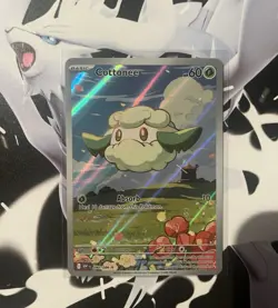 Pokemon TCG Cottonee 090/086 sv: White Flare Illustration Rare Holo EN 60HP - Image 1