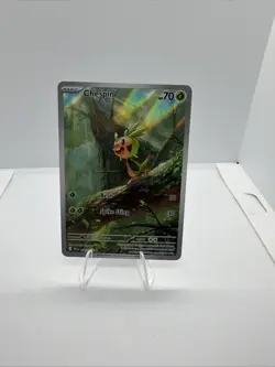 Pokemon TCG Chespin 087/086 Chaos Rising Full Art Holo Rare 70 HP English 2026 - Image 1