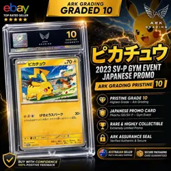 2023 Pokemon Pikachu 120/SV-P Gym Event Promo ARK Pristine 10 Japanese Card - Image 1