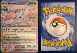 Sylveon ex 086/191 Double Rare Surging Sparks Pokemon Holo Near Mint - Image 1