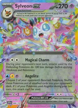 Sylveon ex 086/191 Double Rare Surging Sparks Pokemon Holo Near Mint - Image 1